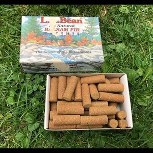 Vintage L.L. Bean Incense Cones Balsam Fir